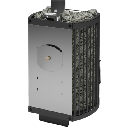 Печь для бани Теплодар Домна-Сетка 20 ЛК Панорама в Барановичах