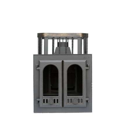 Печь банная Сибирь-24 с двухстворчатой каминной дверцей в Барановичах