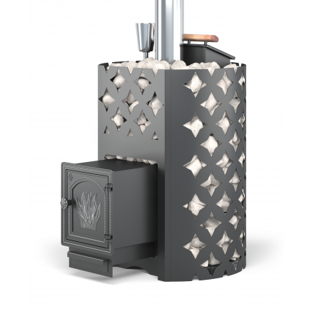 Банная печь ЭТНА 18 (ДТ-4) Закрытая каменка Амазонка бай фото в Барановичах