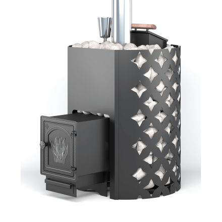 Банная печь ЭТНА 24 (ДТ-4) Закрытая каменка Амазонка бай фото в Барановичах