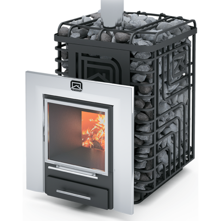 Печь для бани Теплодар Сибирский Утес-20 ЛП Профи Панорама Амазонка бай фото в Барановичах