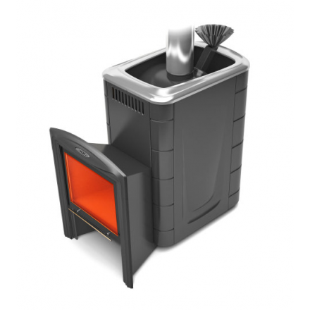 Печь для бани Термофор Гейзер Супер Inox Витра ЗК антрацит купить в Барановичах