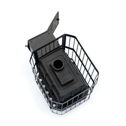 Печь банная чугунная СИБИРЬ-18 чугунная дверка (сетка) в Барановичах