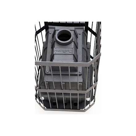 Печь банная Сибирь-24 (панорамное стекло, сетка квадрат) в Барановичах