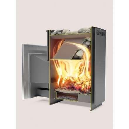 Печь для бани Теплодар СИБИРЬ-30 ЛНЗП Профи Панорама в Барановичах