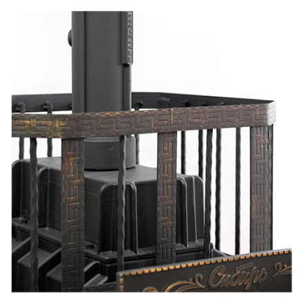 Печь банная Сибирь-32 с каминной дверцей в Барановичах