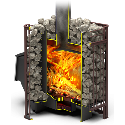 Печь для бани Теплодар Тамань-Сетка 20 Т в Барановичах