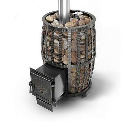 Печь для бани Везувий Легенда Русский Пар Ковка 30 (271) в Барановичах