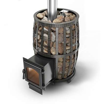 Печь для бани Везувий Легенда Русский Пар Ковка 30 (270) в Барановичах