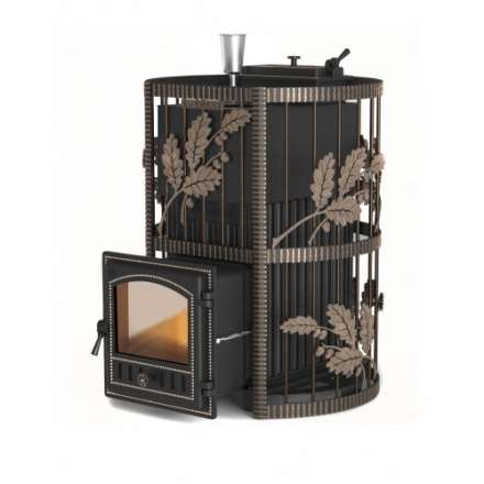 Печь для бани Везувий Эверест Ковка 24 (280) закрытая каменка Амазонка бай фото в Барановичах