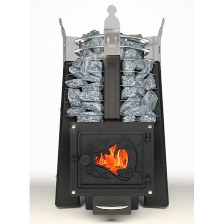 Печь для бани Добросталь Августа стоун стронг со стеклянной дверкой Амазонка бай фото в Барановичах