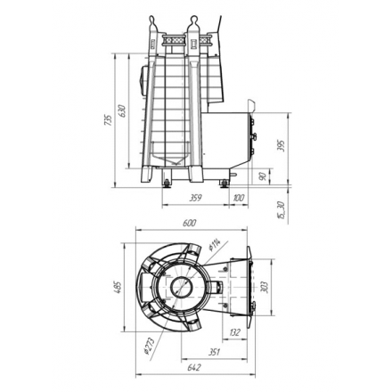 Печь для бани Добросталь Фредерика профи в Барановичах