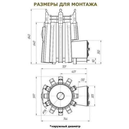 Печь для бани Добросталь Екатерина Великая в Барановичах