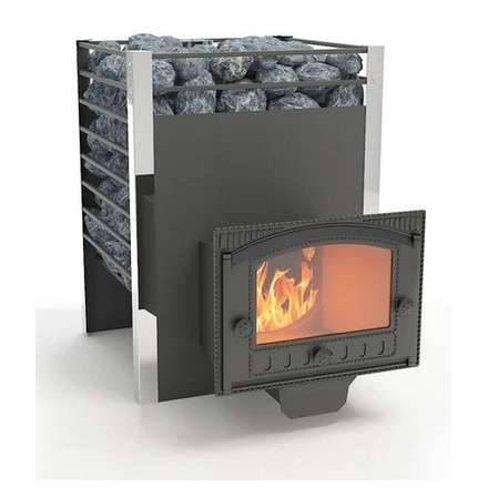 Печь для бани Добросталь Жара-люкс 20 панорамная дверка Амазонка бай фото в Барановичах