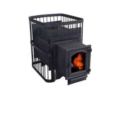 Печь банная ComfortProm РЕТРО  СТАЛЬ 8 мм стекло 26 м3 купить в Барановичах