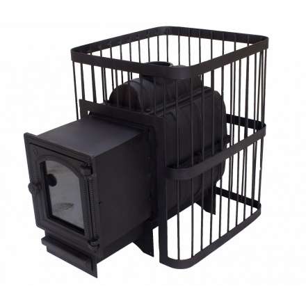 Печь банная ComfortProm РЕТРО ЧУГУН стекло 20 м3 купить в Барановичах