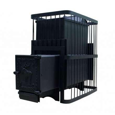 Печь банная ComfortProm РЕТРО СТАЛЬ 8 мм закр. каменка 20 м3 купить в Барановичах