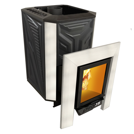 Банная печь Пегас 16 со стеклом конвекция фото в Барановичах