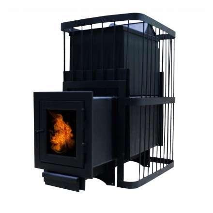 Печь банная ComfortProm РЕТРО СТАЛЬ 8 мм закр. каменка стекло 26 м3 купить в Барановичах