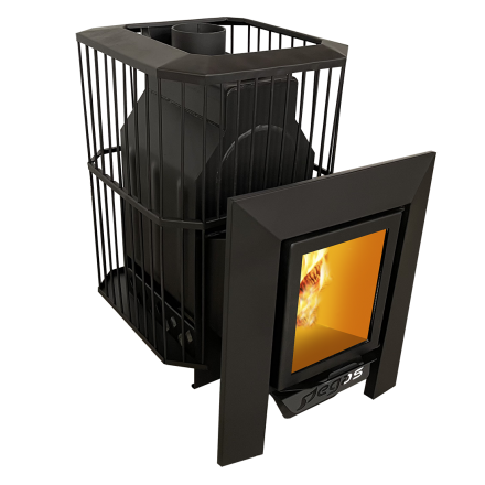Банная печь Пегас 16 со стеклом сетка фото в Барановичах