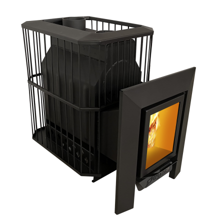 Банная печь Пегас 26 со стеклом сетка фото в Барановичах