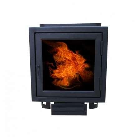 Печь банная ComfortProm "РЕТРО" СТАЛЬ 8 мм панорама 20 м3 Амазонка бай фото в Барановичах