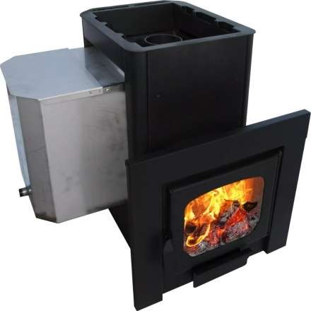 Печь для бани Варвара Мини  навесная панор. дверь купить в Барановичах