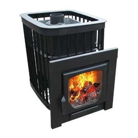 Печь для бани Варвара Каменка Мини с/к пан. дв. ук. топка купить в Барановичах