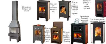 Стальная печь-камин со стеклом Бавария Эко угловая с плитой одна конфорка фото купить в Барановичах в Барановичах