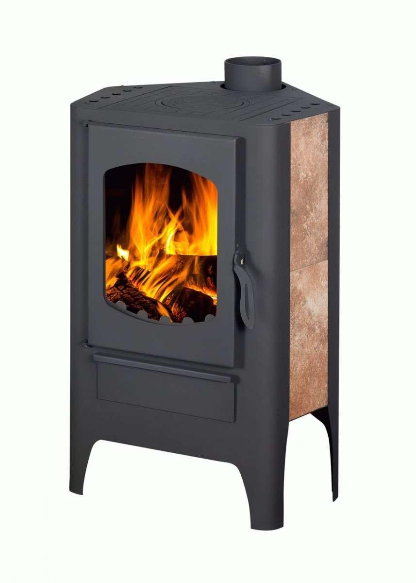 Печь-камин Бавария Эко угловая с плитой одна конфорка фото Печь-камин Бавария Эко угловая с плитой 1 конфорка купить в Барановичах