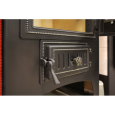Купить стальной камин Везувий ПК-01 (270) в Барановичах фото в интерьере в Барановичах