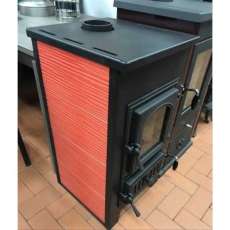 Купить Печь-камин Везувий ПК-01 (270) красная 9 кВт в Барановичах в Барановичах