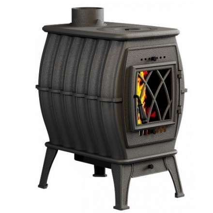 Печь-камин ProMetall Бахта (черная) купить в Барановичах