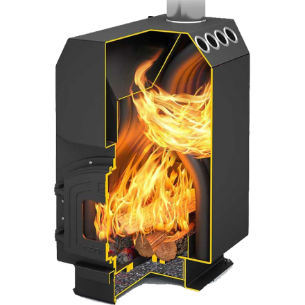 Отопительная печь Теплодар ТОП-200 ДЧ в Барановичах