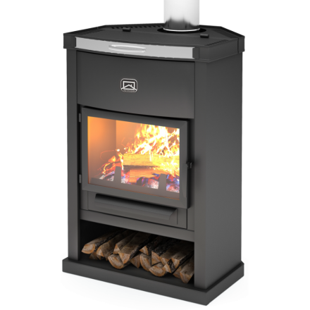 Печь-камин Теплодар ОВ-120 (угловой) Амазонка бай фото в Барановичах