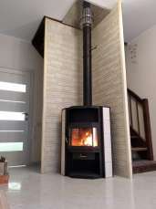 Купить стальной недорогой камин с шамотом Мета-Бел Амур в Барановичах фото в Барановичах