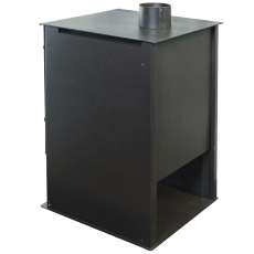 Купить Печь-камин Варвара Гармония 105 (черная) в Барановичах в Барановичах