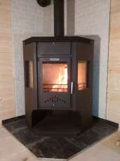 Отопительная печь-камин Сибирь 15 фото в интерьере в Барановичах