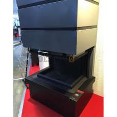 Стальной камин Родос 800 черный фото в Барановичах