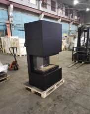 Стальной камин Родос 800 черный купить фото в Барановичах