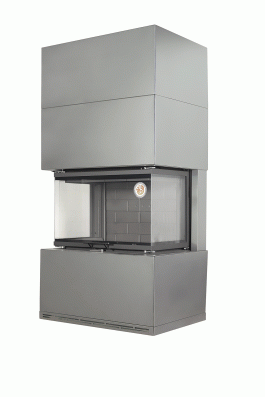 Камин Родос 800 ГРАФИТ шамот черный в Барановичах