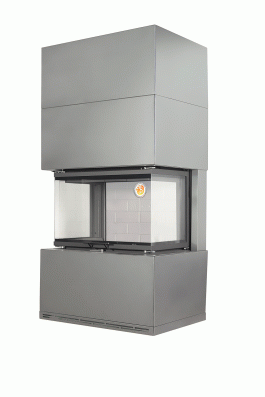 Камин Родос 800 ГРАФИТ шамот белый в Барановичах