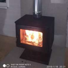 Купить Печь-камин Варвара Гармония 807-Н (черная) в Барановичах в Барановичах