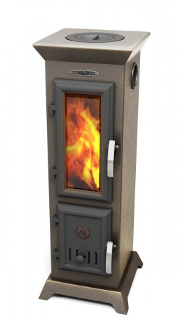 Отопительная печь Термофор Статика Тетра Мини, чёрная бронза Амазонка бай фото в Барановичах