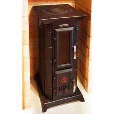 Недорогая стальная печь Термофор Статика Тетра, чёрная бронза фото в Барановичах