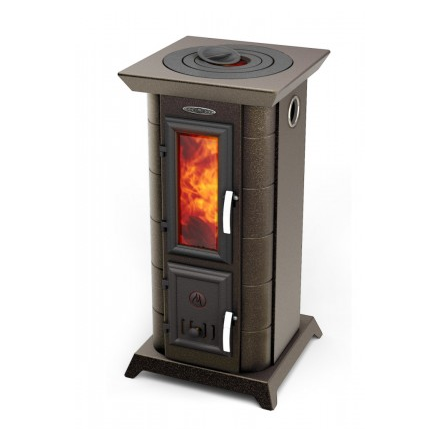 Отопительная печь Термофор Статика Тетра, чёрная бронза Амазонка бай фото в Барановичах