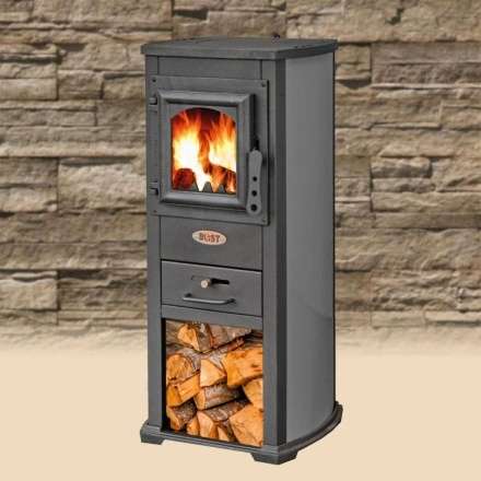 Печь-камин Blist Ekonomik Lux N чугунная дверца красный Амазонка бай фото в Барановичах