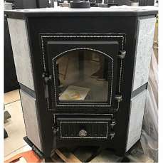 Купить печь-камин Везувий ПК-01 (220) с конфоркой угловой талькохлорит в Барановичах фото в Барановичах