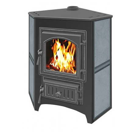Печь-камин Везувий ПК-01 (220) угловой талькохлорит 9 кВт Амазонка бай фото в Барановичах