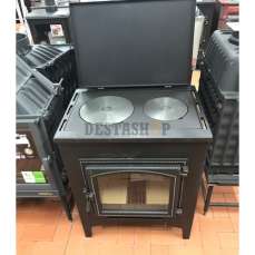 купить Печь-камин Везувий ПК-04 (240) с плитой беж 12 кВт в Барановичах в Барановичах